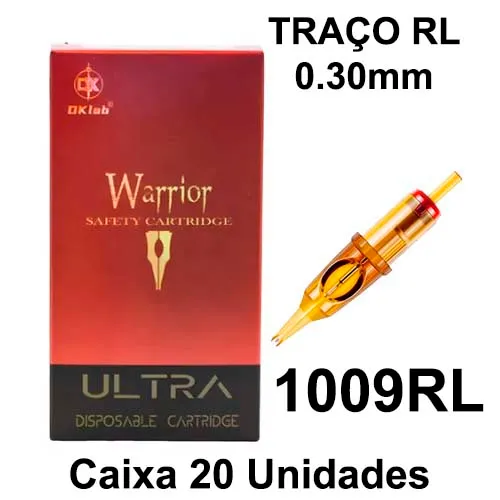 Cartucho DKLab WARRIOR Traço 1009RL 0.30mm - CAIXA 20 UNIDADES Imagem