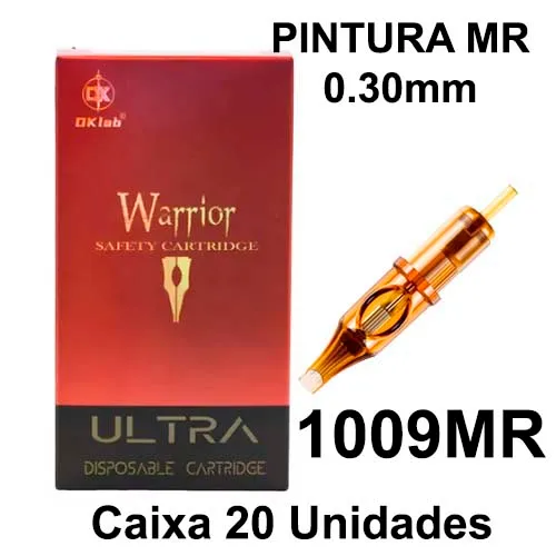 Cartucho DKLab WARRIOR Pintura 1009MR 0.30mm - CAIXA 20 UNIDADES Imagem