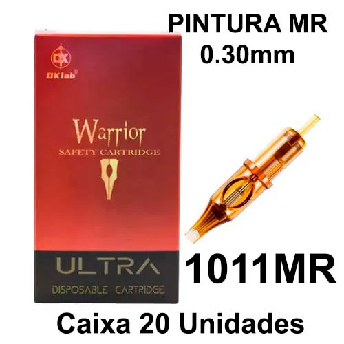 Cartucho DKLab WARRIOR Pintura 1011MR 0.30mm - CAIXA 20 UNIDADES Imagem