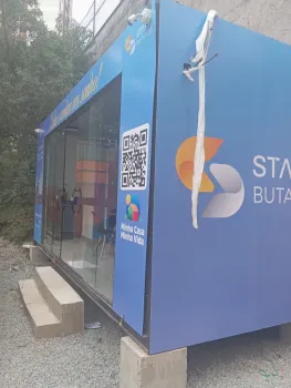 Container Stand de Vendas 