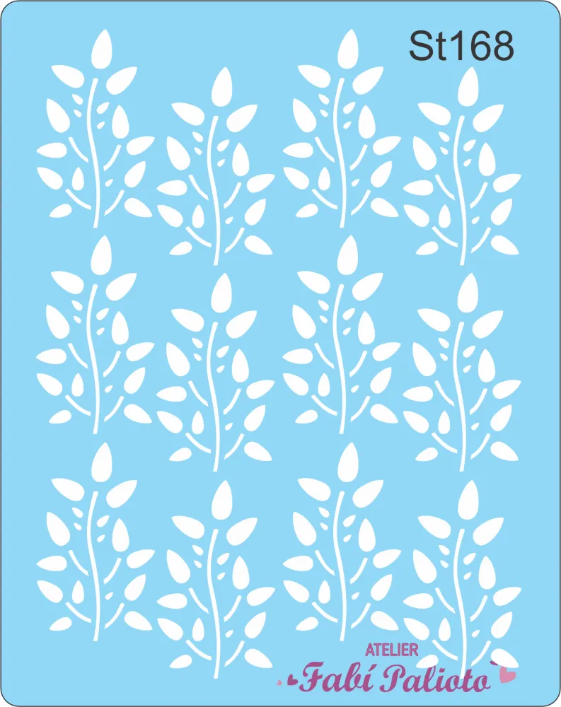 ST168  Stencil  Galhos