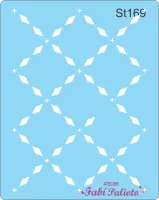 ST169  Stencil  Losango Misto