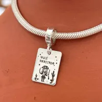 Berloque de Prata 950 - MULÉ ARRETADA -  BS100