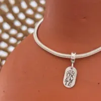 Berloque de Prata 950 - OXENTE -  BS115 - Foto 2