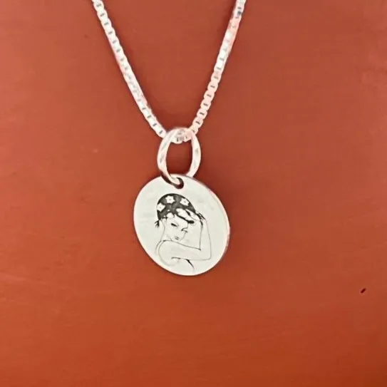 Pingente de prata 950 -  MULÉ ARRETADA - PS100 Imagem