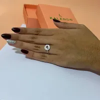  Anel de prata 950- Coração - AN3547 - Foto 3