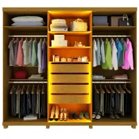 Roupeiro Absolut New Reflecta cores 100%MDF 2,75 - Foto 2