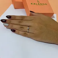 Anel solitário prata 950 - AS119 - Foto 3