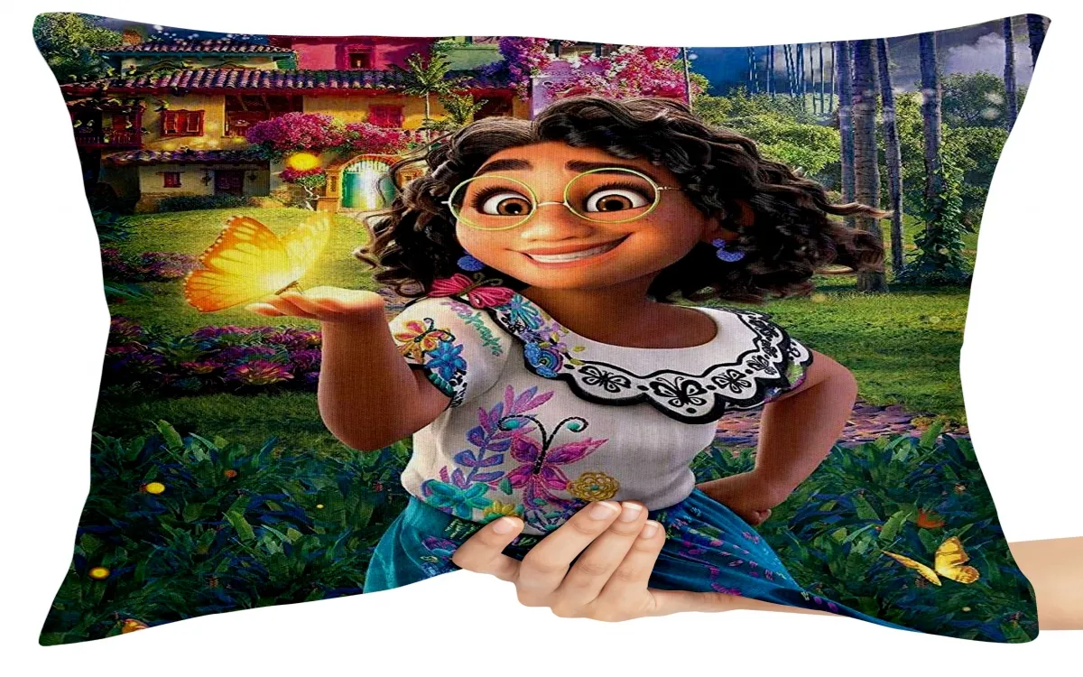 Capa de Almofada ou Travesseiro Encanto Mirabel Imagem