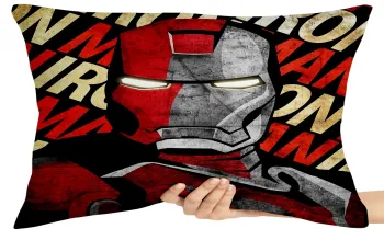 Capa de Almofada ou Travesseiro Homem de Ferro postura