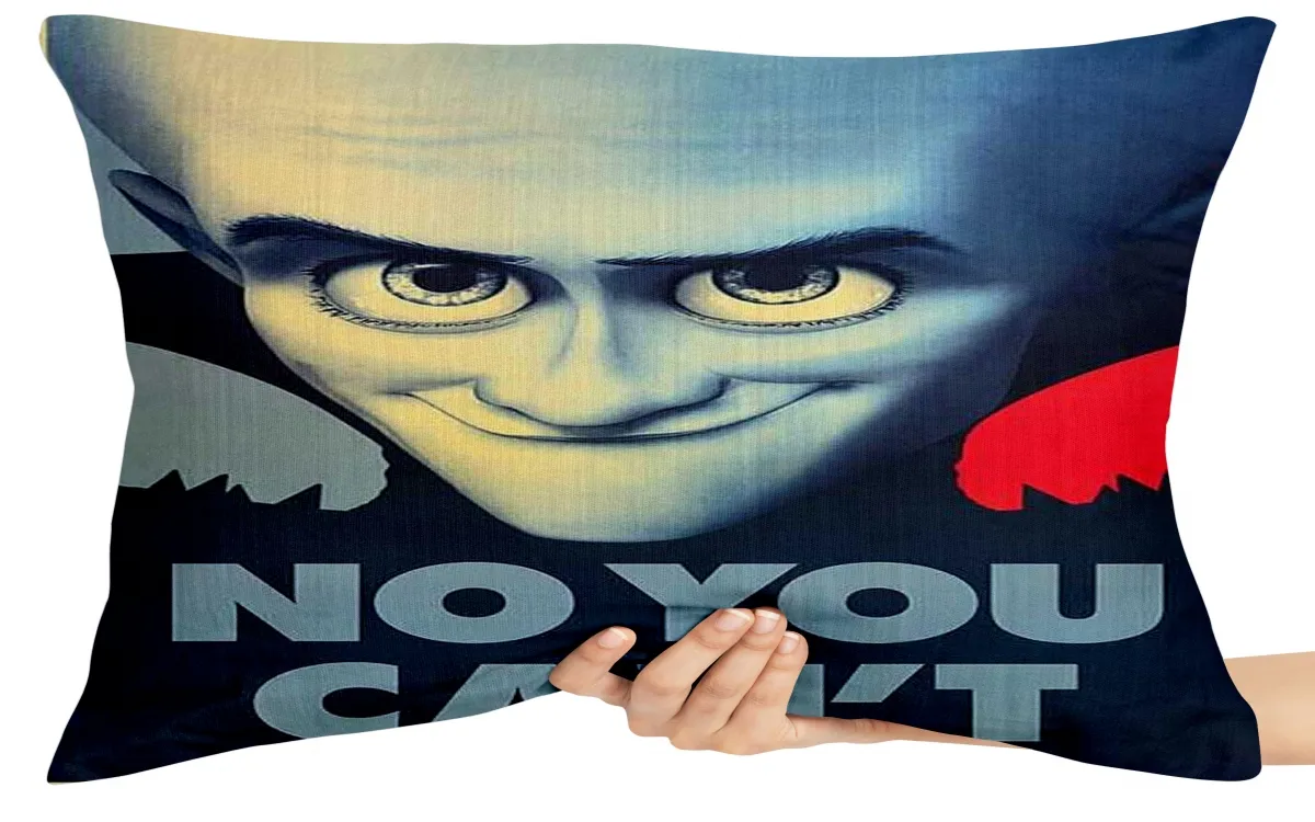 Capa de Almofada ou Travesseiro Megamente No You can't Imagem