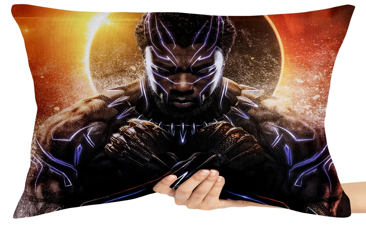 Capa de Almofada ou Travesseiro Pantera Negra Chadwick
