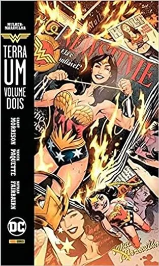 HQ MULHER MARAVILHA TERRA UM VOL 2 CAPA DURA (PRODUTO DE COLECIONADOR - MUITO BOM)