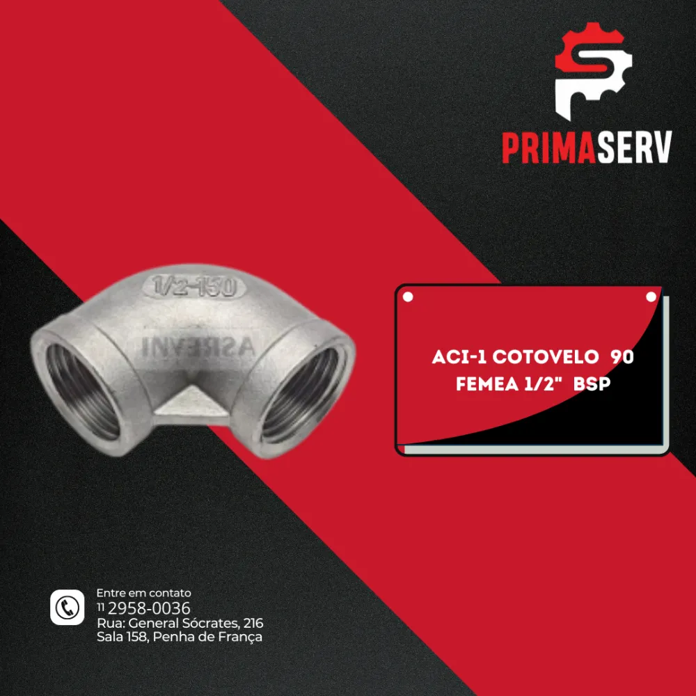 ACI-1 COTOVELO  90 FEMEA 1/2"  BSP