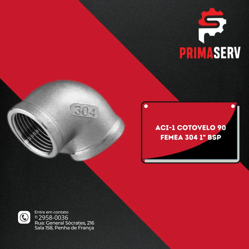 ACI-1 COTOVELO 90 FEMEA 304 1" BSP