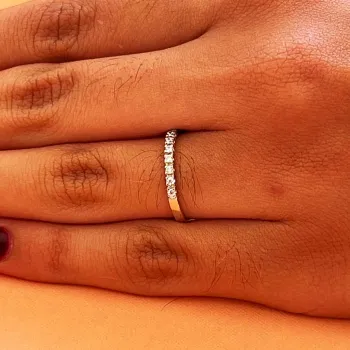 Anel aparador prata 950 - MA120 - Foto 2