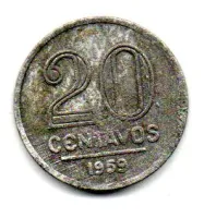1959 - 20 Centavos - Moeda Brasil