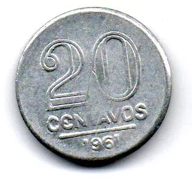 1961 - 20 Centavos - Moeda Brasil