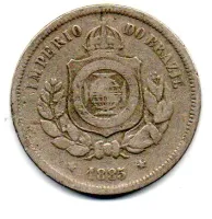 1885 - 100 Réis - Moeda Brasil Império
