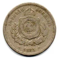1885 - 100 Réis - Moeda Brasil Império