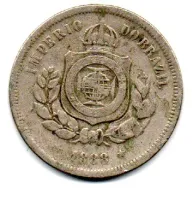 1888 - 100 Réis - Moeda Brasil Império