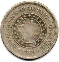 1889 - 100 Réis - Moeda Brasil