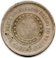 1889 - 100 Réis - Moeda Brasil