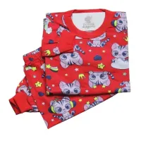 Pijama Infantil Tamanho 12 Feminino Longo com Punho - Foto 8
