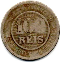 1899 - 100 Réis - Moeda Brasil - Foto 2