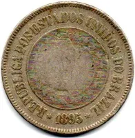 1895 - 200 Réis - Moeda Brasil
