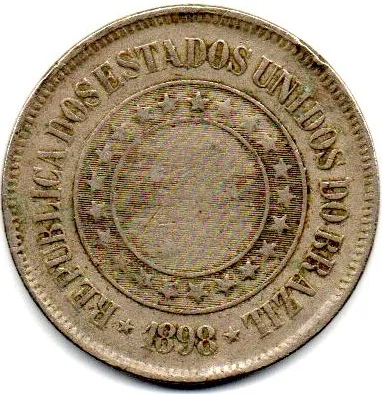 1898 - 200 Réis - Moeda Brasil
