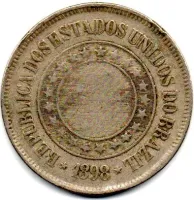 1898 - 200 Réis - Moeda Brasil