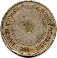 1899 - 200 Réis - Moeda Brasil