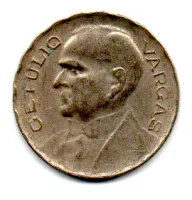1938 - 400 Réis - ERRO: Cunho Quebrado - Moeda Brasil - Foto 2