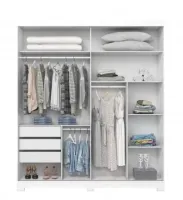 Guarda-roupa Verg 02 Portas Deslizantes D239 Henn  - Foto 2