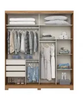 Guarda-roupa Verg 02 Portas Deslizantes D239 Henn  - Foto 11