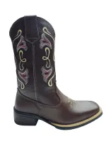 Ref: 1203 - Bota Country Texana Perdigão Feminina 34 ao 39 - Cor Pinhão - Foto 2