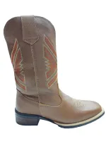 Ref: 1213 - Bota Country Texana Perdigão Masculina - Cor Conhaque - Foto 6