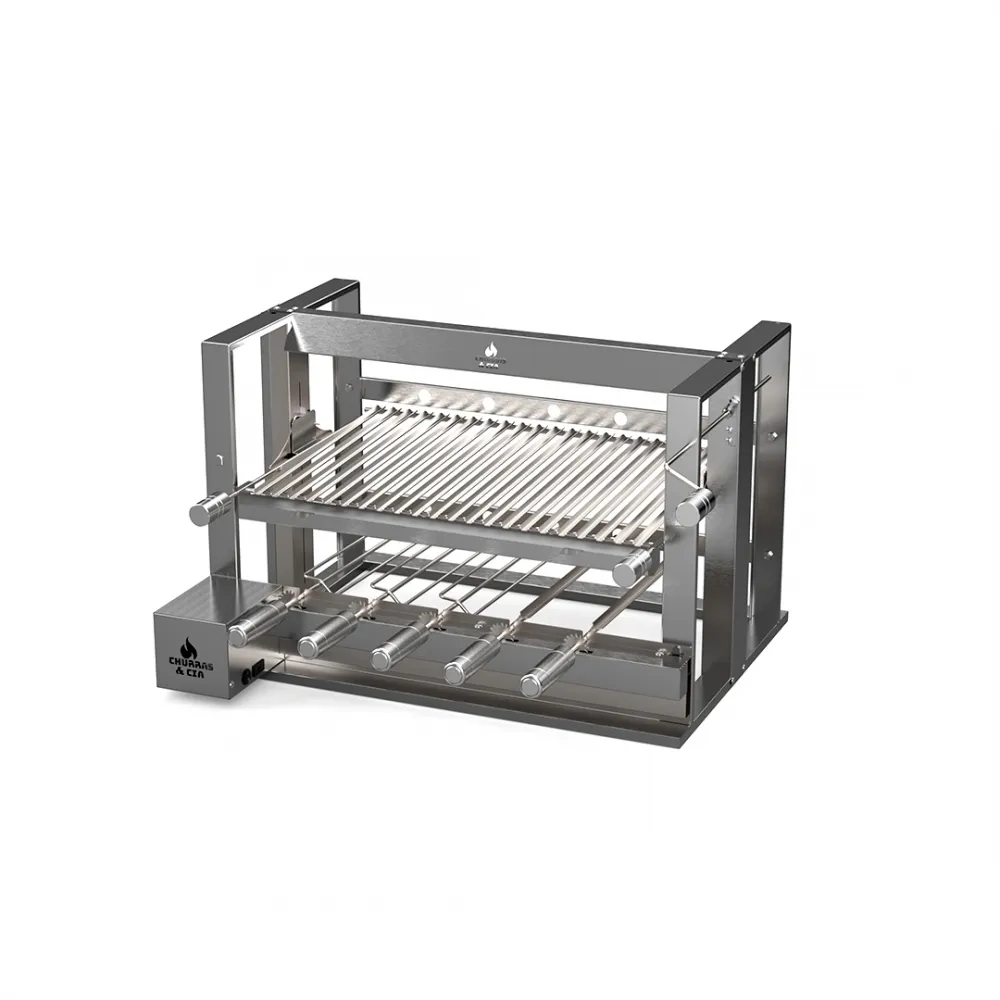 Grill Elevatório Gourmet c/ Motor 5 Espetos