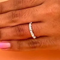 Anel de Prata Feminino - com pedras - AN1851 - Foto 3