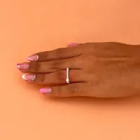 Anel de Prata Feminino - com pedras - AN1881 - Foto 3