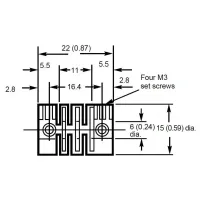 ACOPLAMENTO PARA ENCODER FLEXÍVEL 6MM - Foto 6