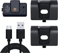 Power Kit  Nyko (1 Baterias recarregável + 2 Tampas da Bateria (1  Controle Series + 1 One) + cabo USB-C carregamento) 86302 - Xbox Series X/S e Xbox One  - Foto 5