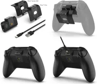 Power Kit  Nyko (1 Baterias recarregável + 2 Tampas da Bateria (1  Controle Series + 1 One) + cabo USB-C carregamento) 86302 - Xbox Series X/S e Xbox One  - Foto 6