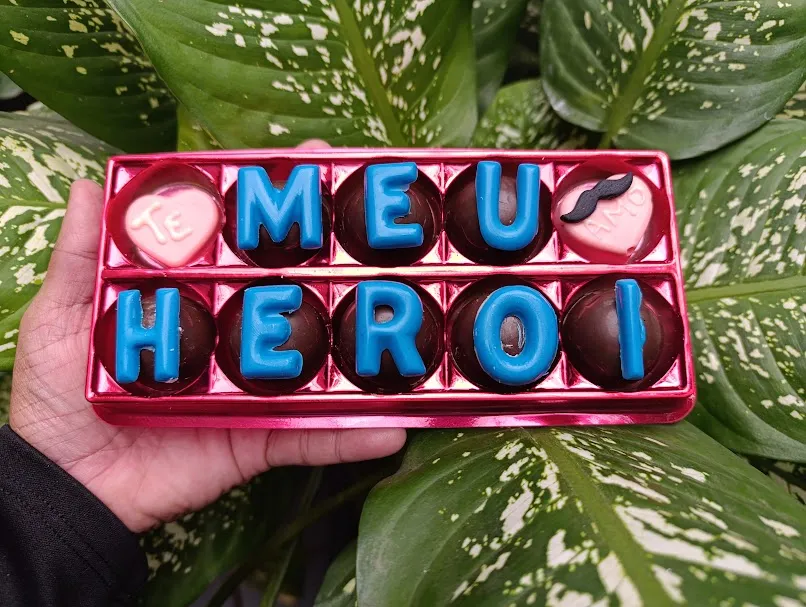 Caixa de Trufas Personalizada para o Dia dos Pais Imagem