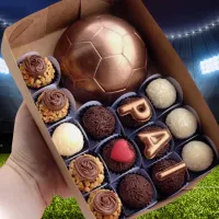 Caixa de brigadeiros com Bola de Chocolate