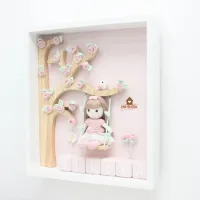 Boneca - Quadro Jardim  - Porta Maternidade - Foto 2