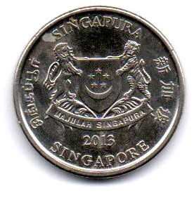 Cingapura - 2013 - 20 Cents