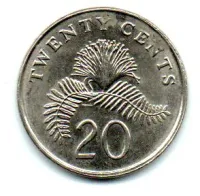 Cingapura - 1988 - 20 Cents - Foto 2