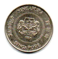 Cingapura - 1986 - 10 Cents